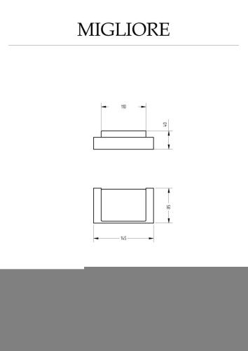 Мыльница Migliore KVANT 30233 - фото 2