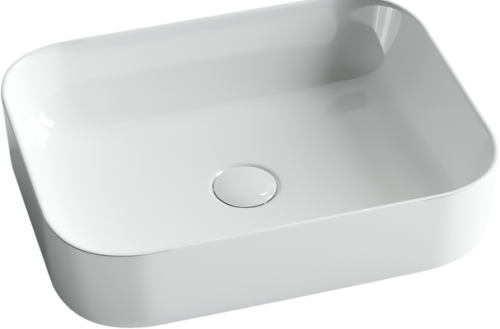 Раковина из сантехнического фарфора Ceramica Nova ELEMENT CN6011 50х40 накладная цвет белый без отверстий под смеситель - фото 2