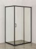 Душевой уголок Orange E23-12090TB 120х89 стекло прозрачное профиль черный без поддона