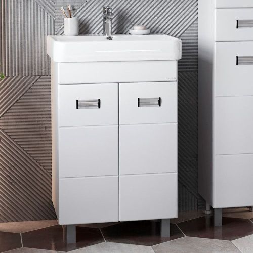 Тумба под раковину Onika Балтика 105521 50х40 напольная цвет белый - фото 2