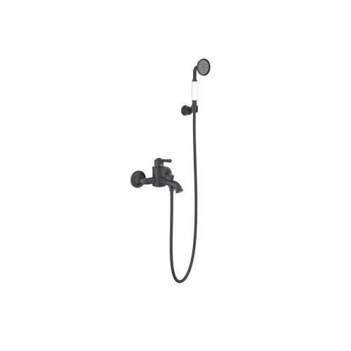 Смеситель для ванны Aquatek КЛАССИК AQ1549MB настенный черный