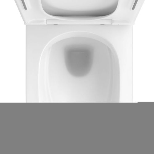 Унитаз подвесной Wellsee Pure BY Wellsee 182602001 белый с сиденьем микролифт безободковый каскадный смыв - фото 3