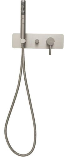 Смеситель для ванны с душем Allen Brau Priority 5.31009-BN встраиваемый в стену никель - фото 4
