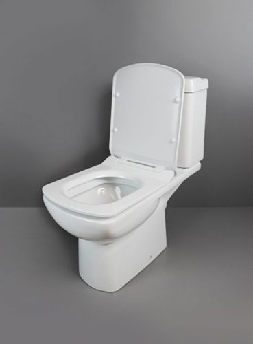 Унитаз напольный с бачком Creo Сeramique TOURS COMBO-TO1003 белый с сиденьем с микролифт душевой смыв - фото 5