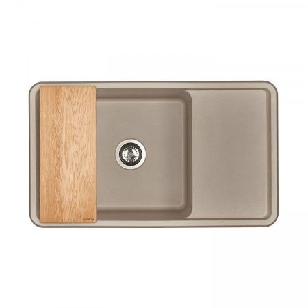 Кухонная мойка Aquaton Беллис 1A724832BS250 85х50 цвет серый