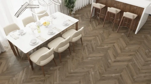 SPC ламинат Alpine Floor Chervon Alpine ECO 18-4 MC Дуб Насыщенный Chevron толщина 0.5 см 43 класс 600х127 - фото 2