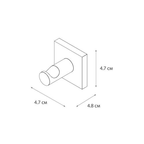 Крючок для ванной Fixsen Lux chrome FX-15005 - фото 5