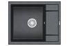 Кухонная мойка Granula 6002, ШВАРЦ 60х50 цвет черный поверхность матовая