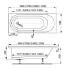 Ванна акриловая Vagnerplast Kasandra VPBA177KAS2X-04 170х70 пристенная прямоугольная без каркаса