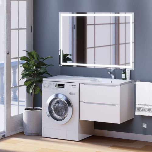 Тумба под раковину Uperwood Tanos 291020260 60х50 подвесная цвет белый - фото 2