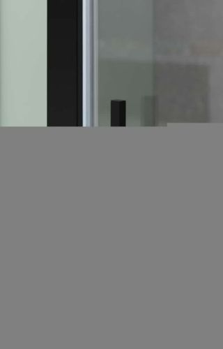 Душевой уголок Allen Brau Priority 3.31006.BBA + 3.31018.BBA 100х90 стекло прозрачное профиль черный без поддона - фото 5