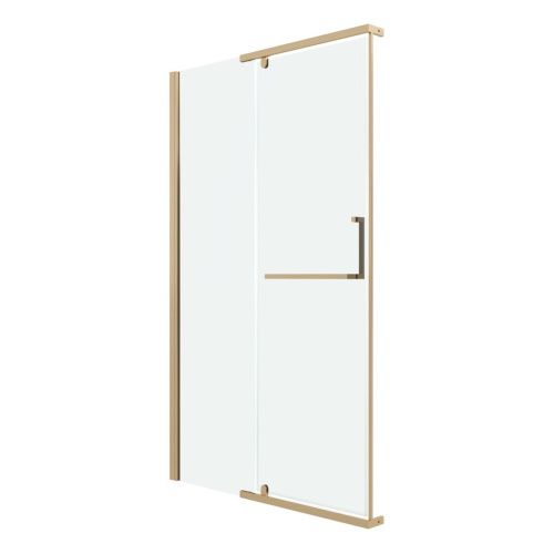 Душевая дверь Grossman Pragma 100.K33.03.120.32.00 120х195 стекло прозрачное профиль золото - фото 2