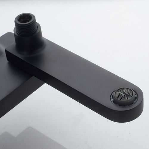 Душевая стойка Shevanik S4536H настенная цвет черный - фото 5