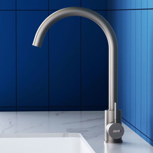 Смеситель для кухни Dorff Logic D3000000 на мойку хром - фото 4