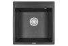 Кухонная мойка Granula 5102, ЧЁРНЫЙ 50х50 цвет черный поверхность матовая