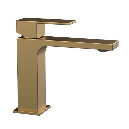 Смеситель Vincea Cube VBF-1C01BG на раковину золото - фото 2