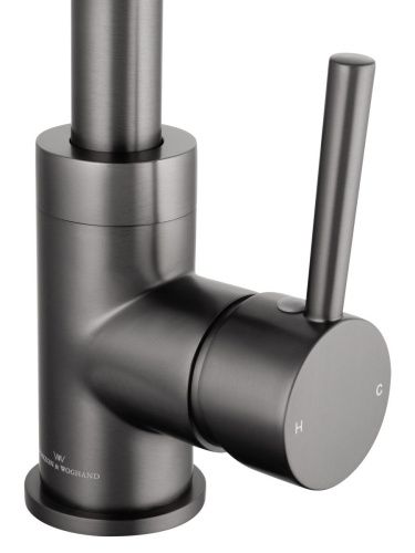 Смеситель для кухни Wonzon & Woghand WW-A21102-BGG на мойку серый - фото 4