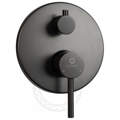 Душевая система Filarete FL1024BG встраиваемая в стену цвет серый - фото 4