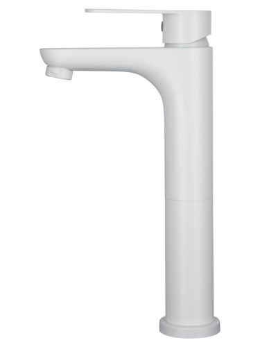 Смеситель для раковины Wonzon & Woghand Alfa WW-A40232-MW на столешницу белый - фото 2