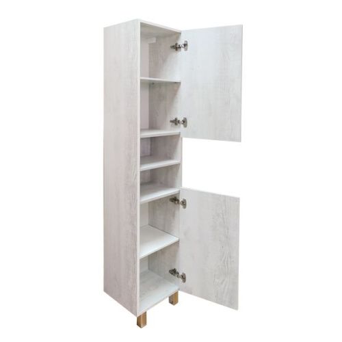 Шкаф-пенал Comforty Верона 00004142368CF 40х190 напольный цвет серый - фото 5