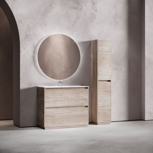 Тумба под раковину Sancos Libra Floor LB100FEG 100х50 напольная цвет коричневый - фото 3