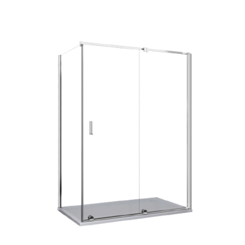 Душевой уголок Cerutti SPA PREMIATA 120-8 120х90 стекло прозрачное профиль хром без поддона