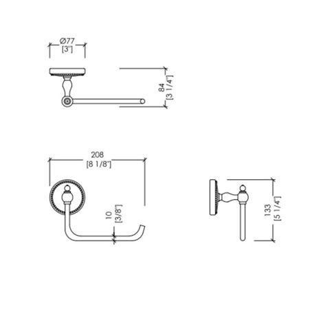Бумагодержатель Devon Devon Dorothy DOR411OT