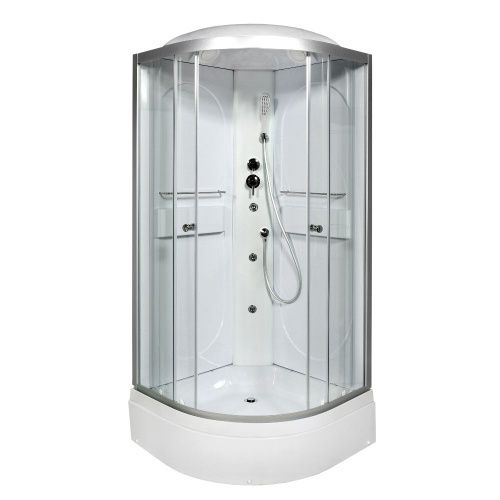 Душевая кабина AvaCan L510GM 100х100 четверть круга с крышей ориентация универсальная - фото 2