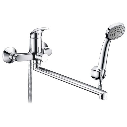 Смеситель для ванны Wasserkraft Isen 2600 2602L настенный хром - фото 3