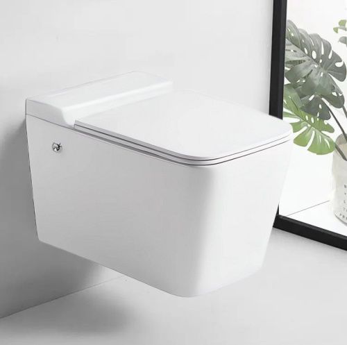 Унитаз подвесной Cerutti SPA CT10191 белый с сиденьем микролифт безободковый импульсный смыв - фото 2