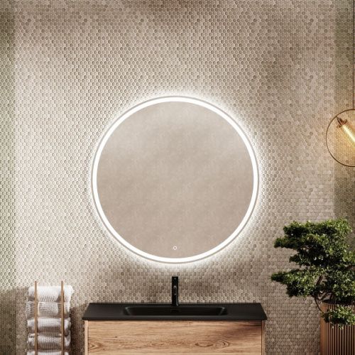 Зеркало с подсветкой Sancos Bella BE900 90х90 подвесное - фото 2