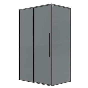 Душевой уголок Grossman Galaxy 120.K33.01.1470.42.10 140х70 стекло тонированное профиль графит без поддона