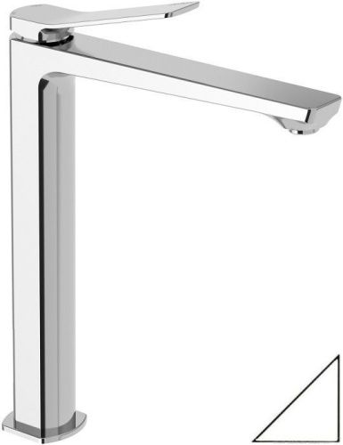 Смеситель для раковины Paffoni Tilt TI081BO на столешницу белый