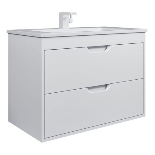 Тумба с раковиной Uperwood UPD Modul 393020550 80х50 цвет белый - фото 5