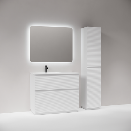 Тумба под раковину Sancos FOLK Floor FL100FLW 100х40 напольная цвет белый