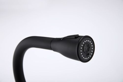 Смеситель для кухни Paulmark LANGE La214212-AN на мойку черный - фото 2