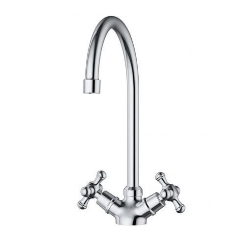 Смеситель для кухни Damixa Retro 230000000 на мойку хром - фото 3