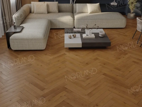 Ламинат Norland Elegant Herringbone Strong LF304-13 Дуб Помона толщина 1.2 см 34 класс 600х100 - фото 3