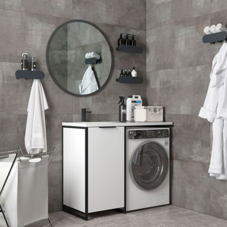 Тумба под раковину Corozo Гера SD-00001908 50х50 напольная цвет белый