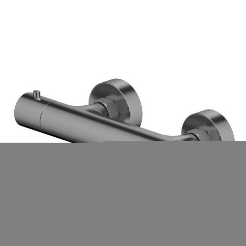 Смеситель для душа Aquatek Европа AQ1363BGM настенный вороненая сталь с термостатом