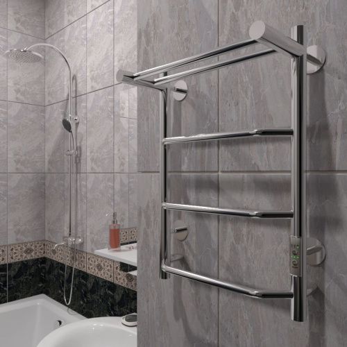 Полотенцесушитель электрический Тругор Пэк Пэксп6П60х4032 45х60 хром - фото 2