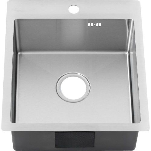 Кухонная мойка Melana ProfLine MLN-R44485H 45х50 цвет серый поверхность матовая - фото 5