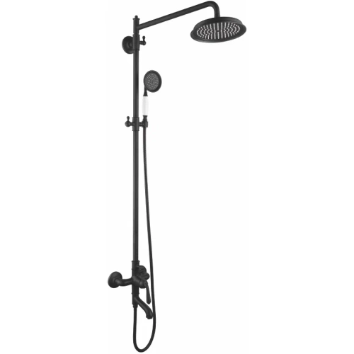 Душевая стойка Rose R0236H настенная цвет черный - фото 2