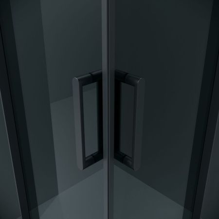 Душевой уголок Grossman Classic 300.K33.04.9090.21.10 90х90 стекло тонированное профиль черный без поддона