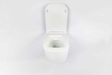 Чаша унитаза подвесная Galassia Meg11Pro 5486 цвет белый без сиденья безободковая каскадный смыв