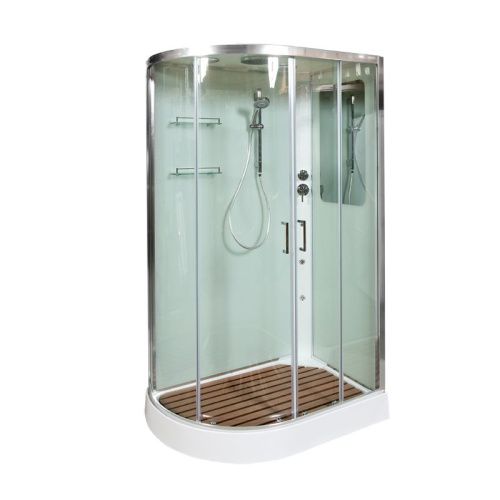 Душевая кабина AvaCan A102RGM 120х80 асимметричная с крышей ориентация правая - фото 2