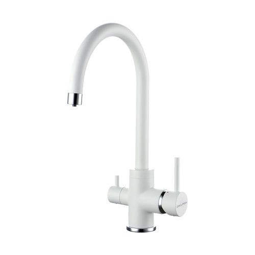 Смеситель для кухни Paulmark ESSEN Es213211-WH на мойку белый - фото 2