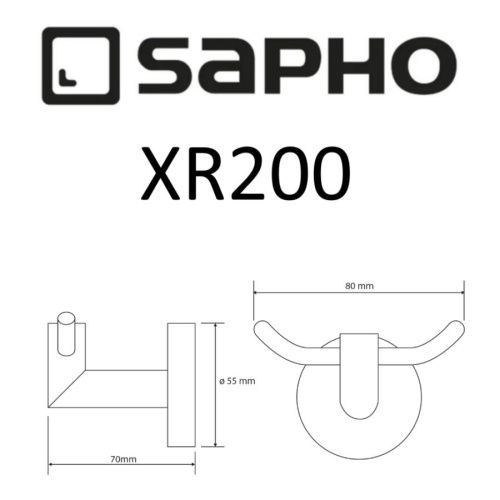 Крючок Sapho X-ROUND XR200 - фото 2