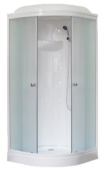 Душевая кабина Royal Bath HK RB90HK1-M 90х90 четверть круга с крышей ориентация универсальная