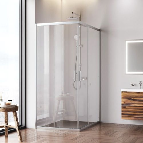 Душевой уголок Am.Pm Gem W90G-403-120290-MT 120х90 стекло прозрачное профиль хром без поддона